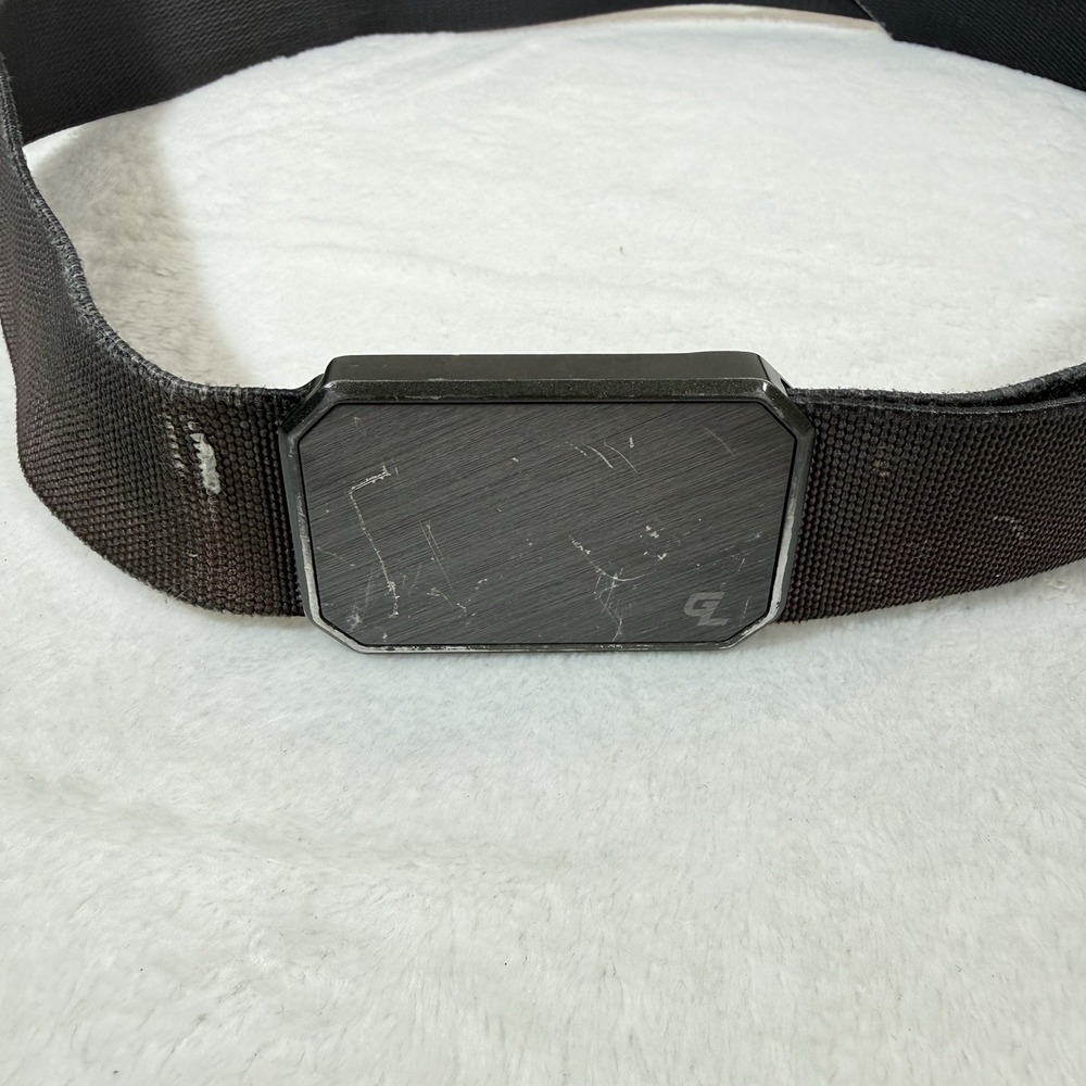 Groove Life GL Adjustable Web Belt Magnetic Buckle Size Large‎ Gray